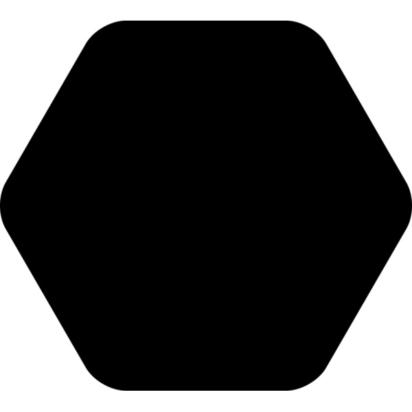Rounded Hexagon Badge Thumbnail