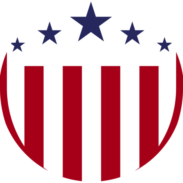 Round Patriotic Shield Thumbnail