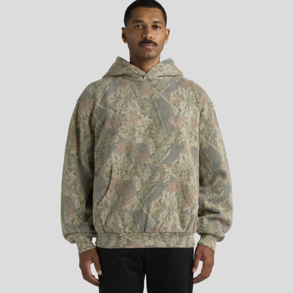AS Colour Mens Box Faded Camo Hood Thumbnail