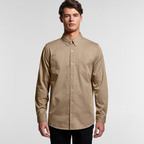 AS Colour Mens Denim Wash Shirt Thumbnail